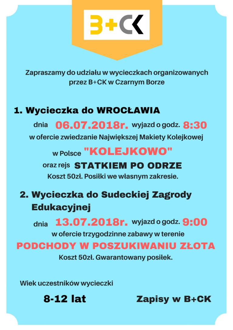 WYCIECZKI W LIPCU!!!