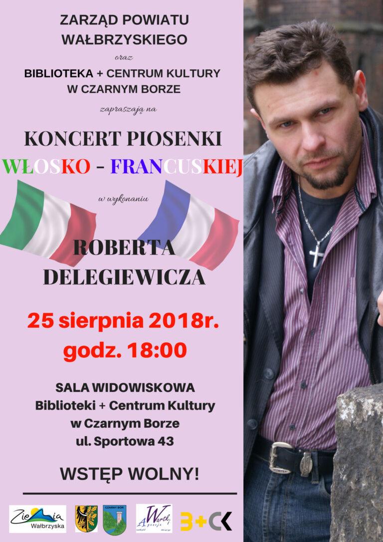KONCERT PIOSENKI WŁOSKO-FRANCUSKIEJ!!!