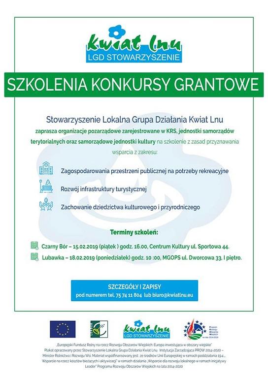 SZKOLENIA KONKURSY GRANTOWE