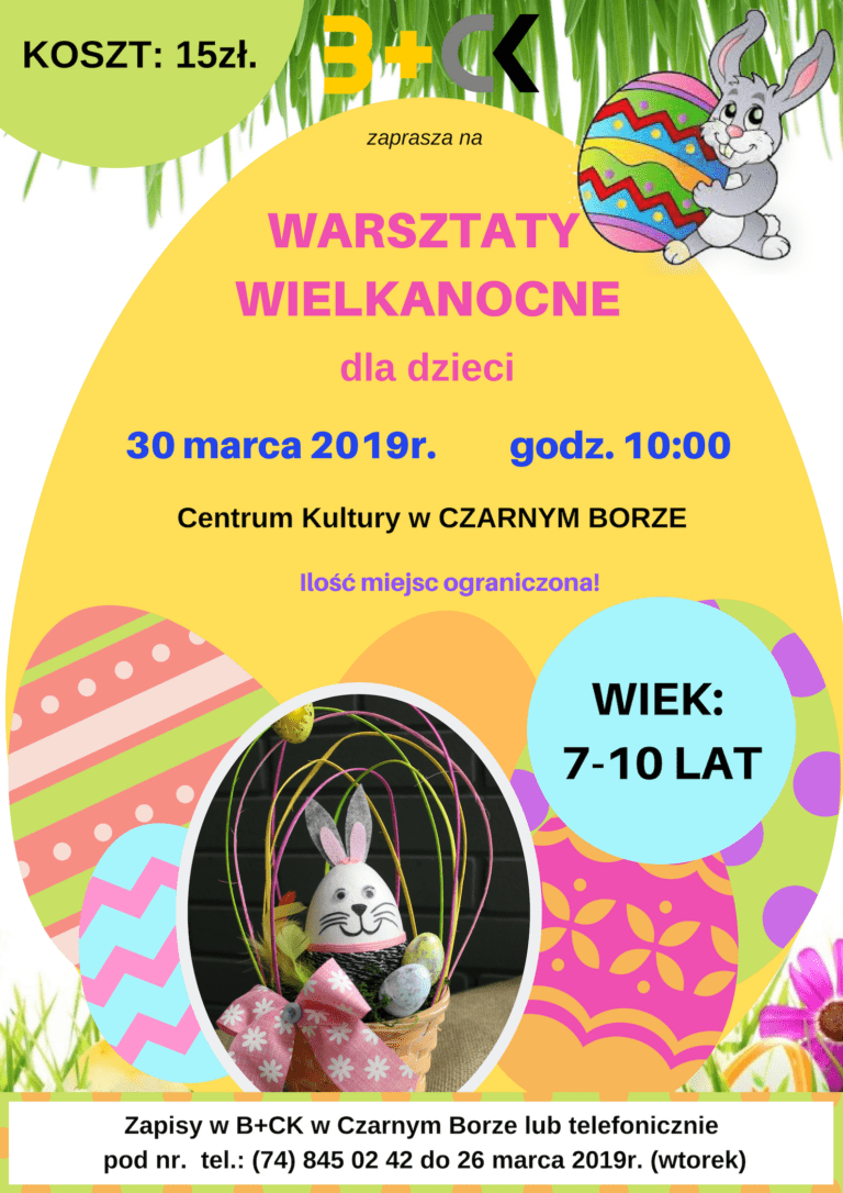 WARSZTATY WIELKANOCNE DLA DZIECI!