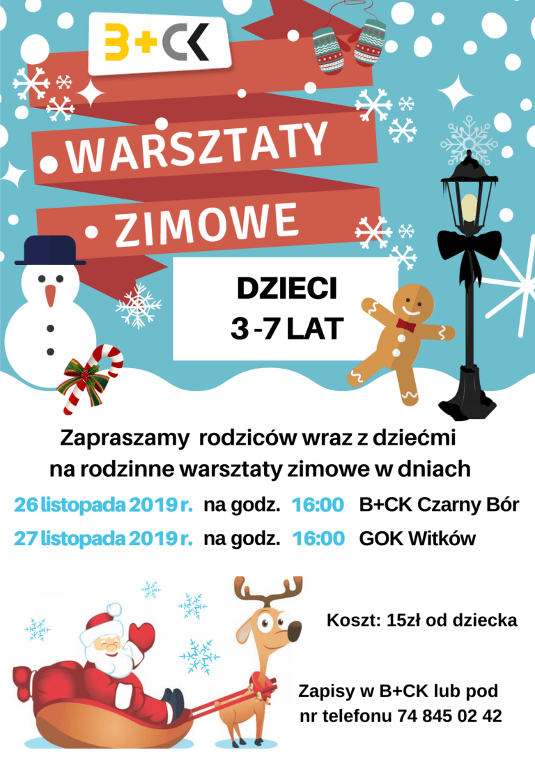 Zapraszamy na rodzinne warsztaty zimowe!