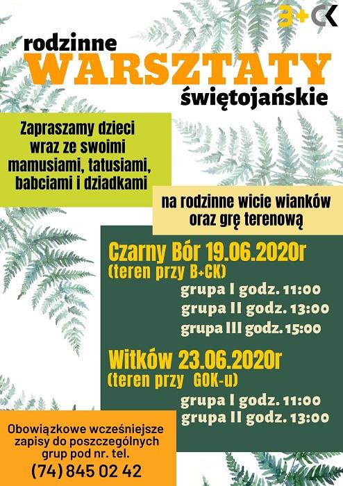 Rodzinne warsztaty świętojańskie!