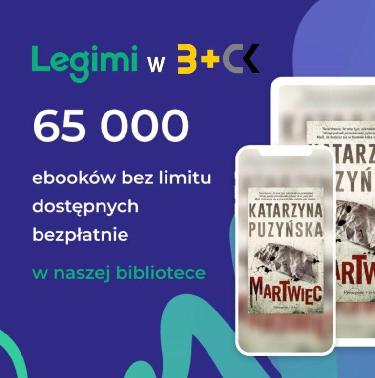 LEGIMI – NOWA OFERTA NASZEJ BIBLIOTEKI w Twoim smartfonie