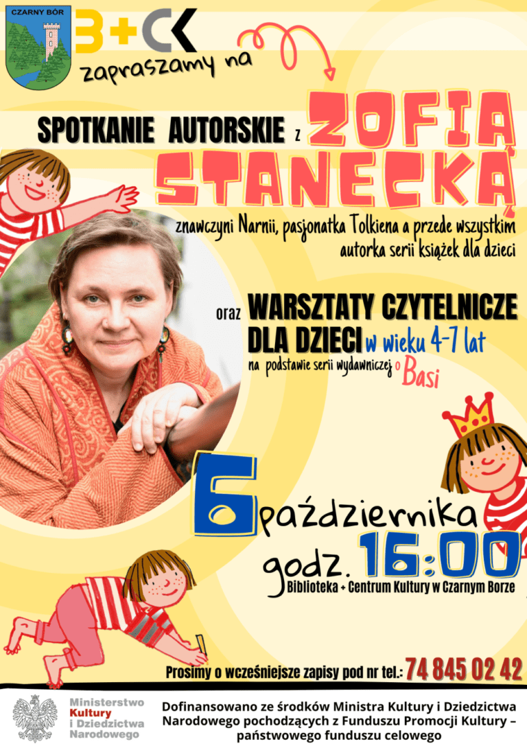 Spotkanie autorskie z Zofią Stanecką