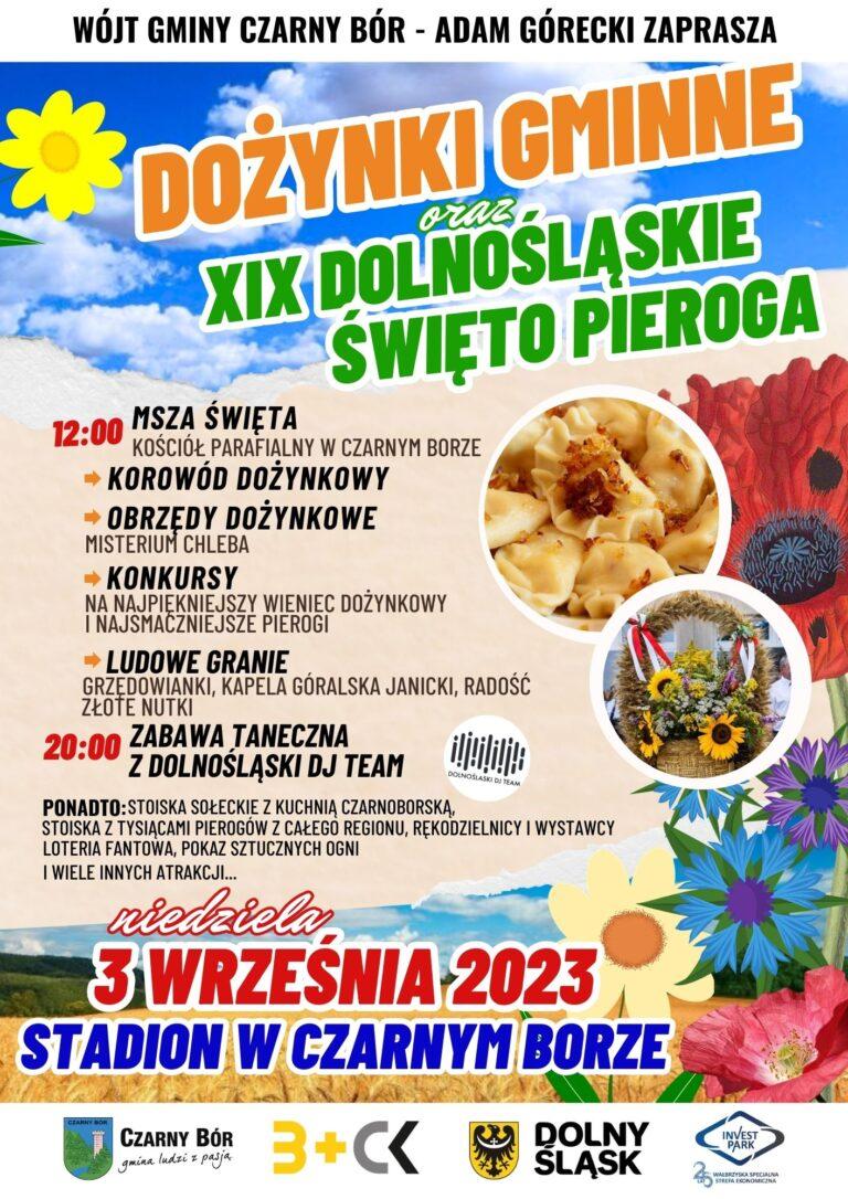 Gminne Dożynki oraz XIX Dolnośląskie Święto Pieroga coraz bliżej