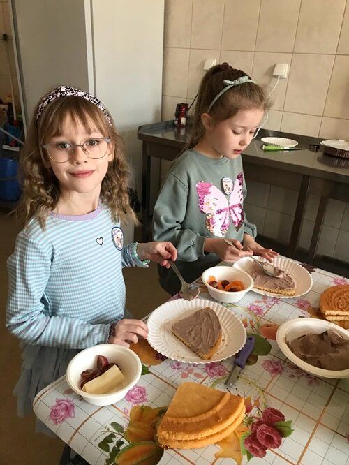 Zajęcia kulinarne podczas ferii zimowych w świetlicy w Witkowie