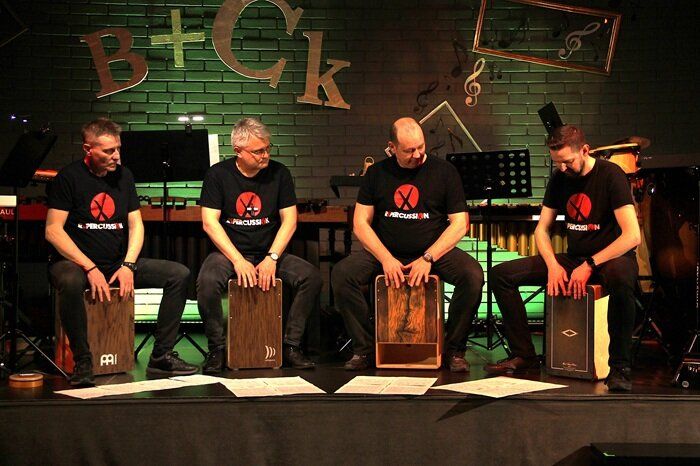 Zespół Repercussion na scenie B+CK w Czarny Borze