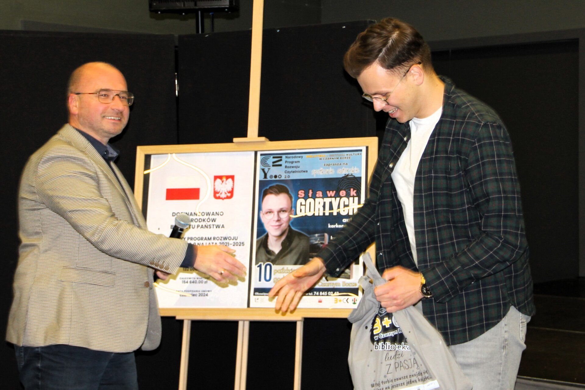 Dyrektor B+Ck w Czarnym Borze i Sławek Gortych