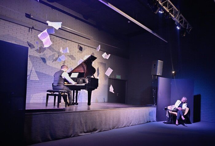 Pianista Piotr Łukaszczyk występuje podczas Recitalu Chopinowskiego w B+CK